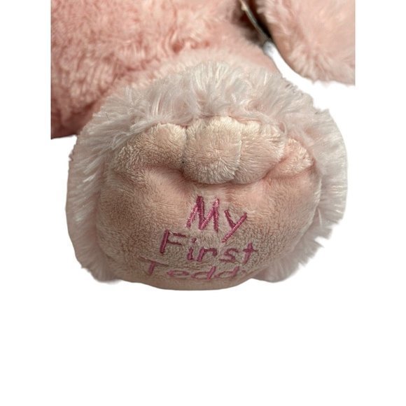 RUSS BERRIE - MY FIRST TEDDY - Russ Baby - Plush Pink Teddy Bear- 15" - Picture 6 of 8